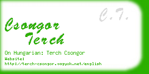 csongor terch business card